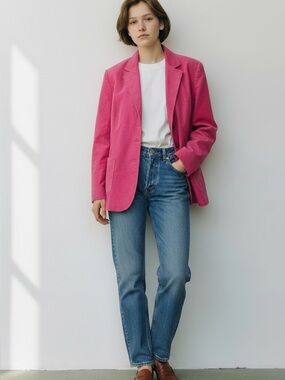 Lilly Pulitzer Corduroy Blazer with Elbow Patches